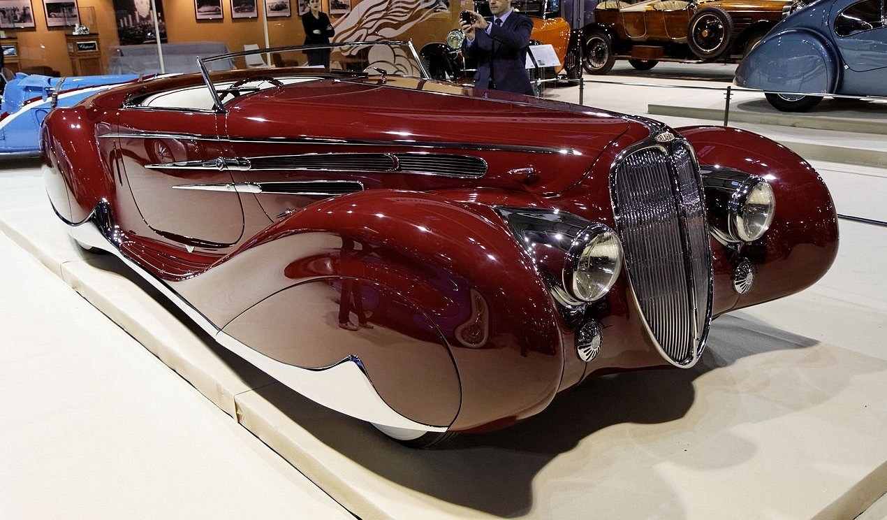 Click to Enlarge-Esc to Close myimgs/ArtDecoCars1937-60/1938 Delahaye 165 Figoni & Falaschi Cabriolet.jpg